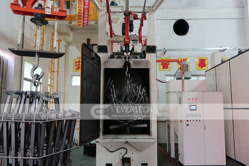 Some basic knowledge about hook type shot blasting machines