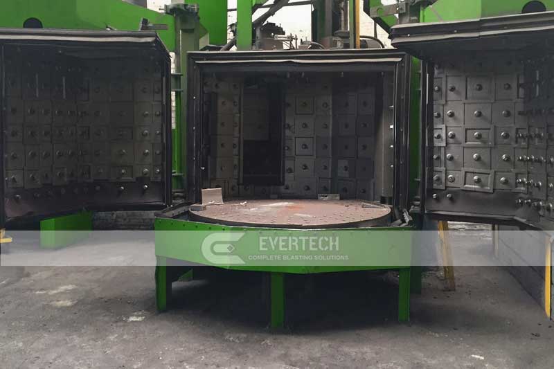 rotary table shot blasting machine for sale