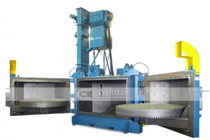 rotary table shot blasting machine for sale