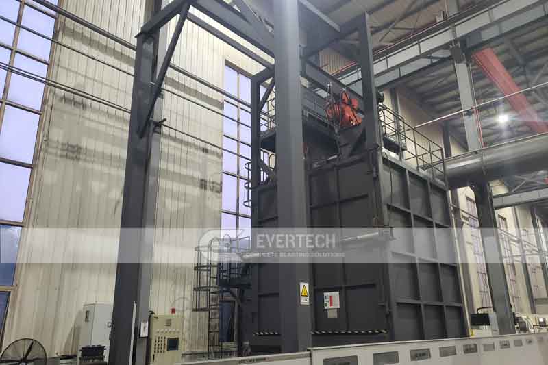 Blasting effect by hanger shot blasting machine from our customers
